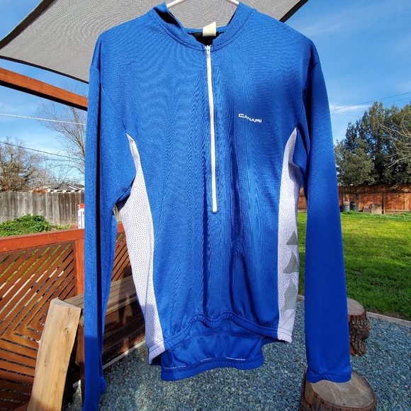 Canari Long Sleeve Men's Cycling Jersey. San Diego. Large. Blue. GPWC - Picture 14 of 14